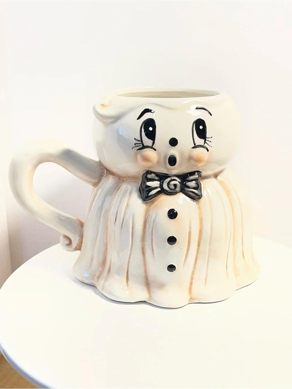 Johanna Parker 2026 Ceramic Ghost Boy Mug - NWT **